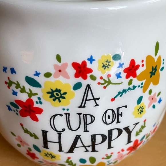 Large "A Cup of Happy" Mug - Picture 3 of 7